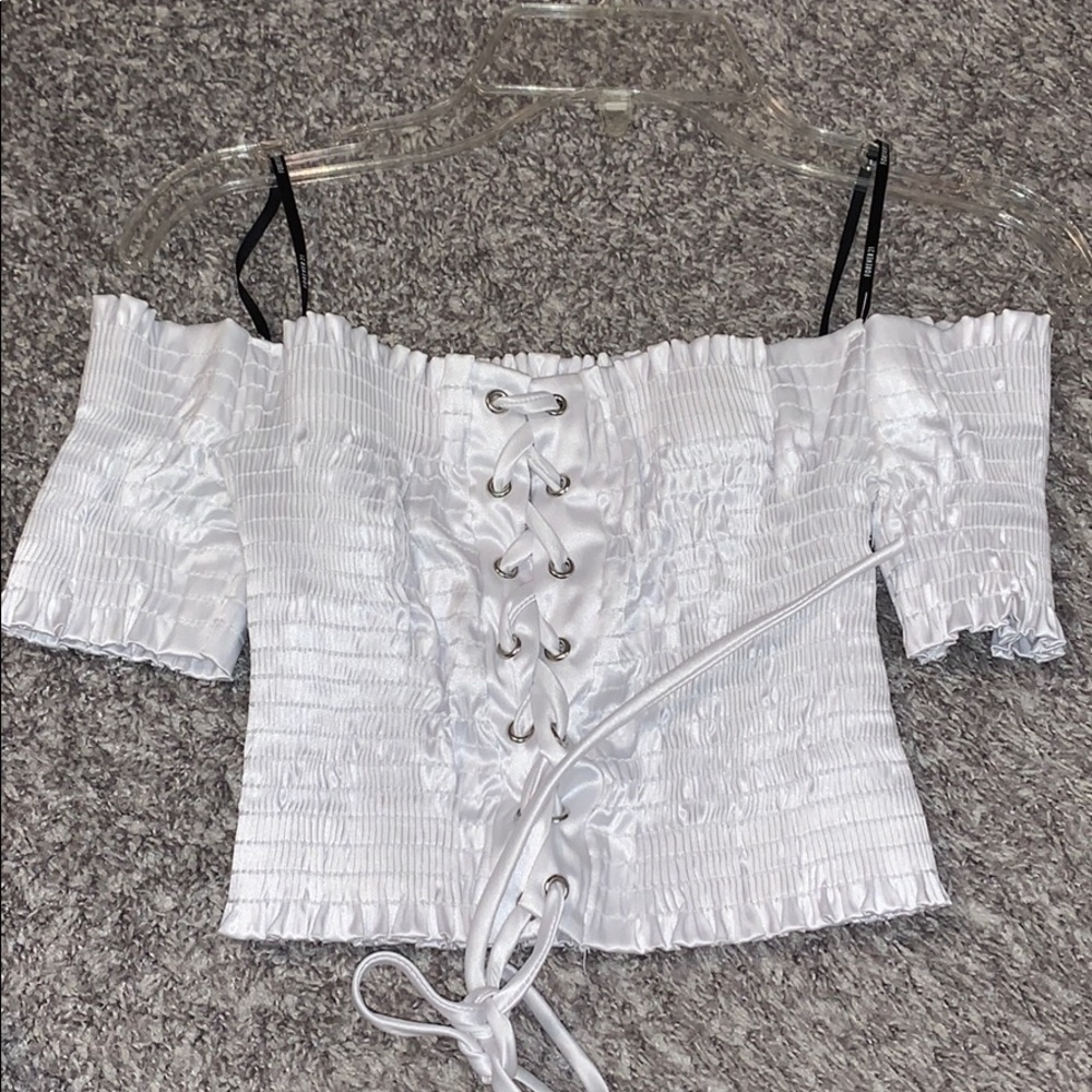 FOREVER 21 white blouse :)